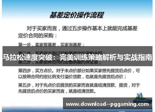 马拉松速度突破：完美训练策略解析与实战指南